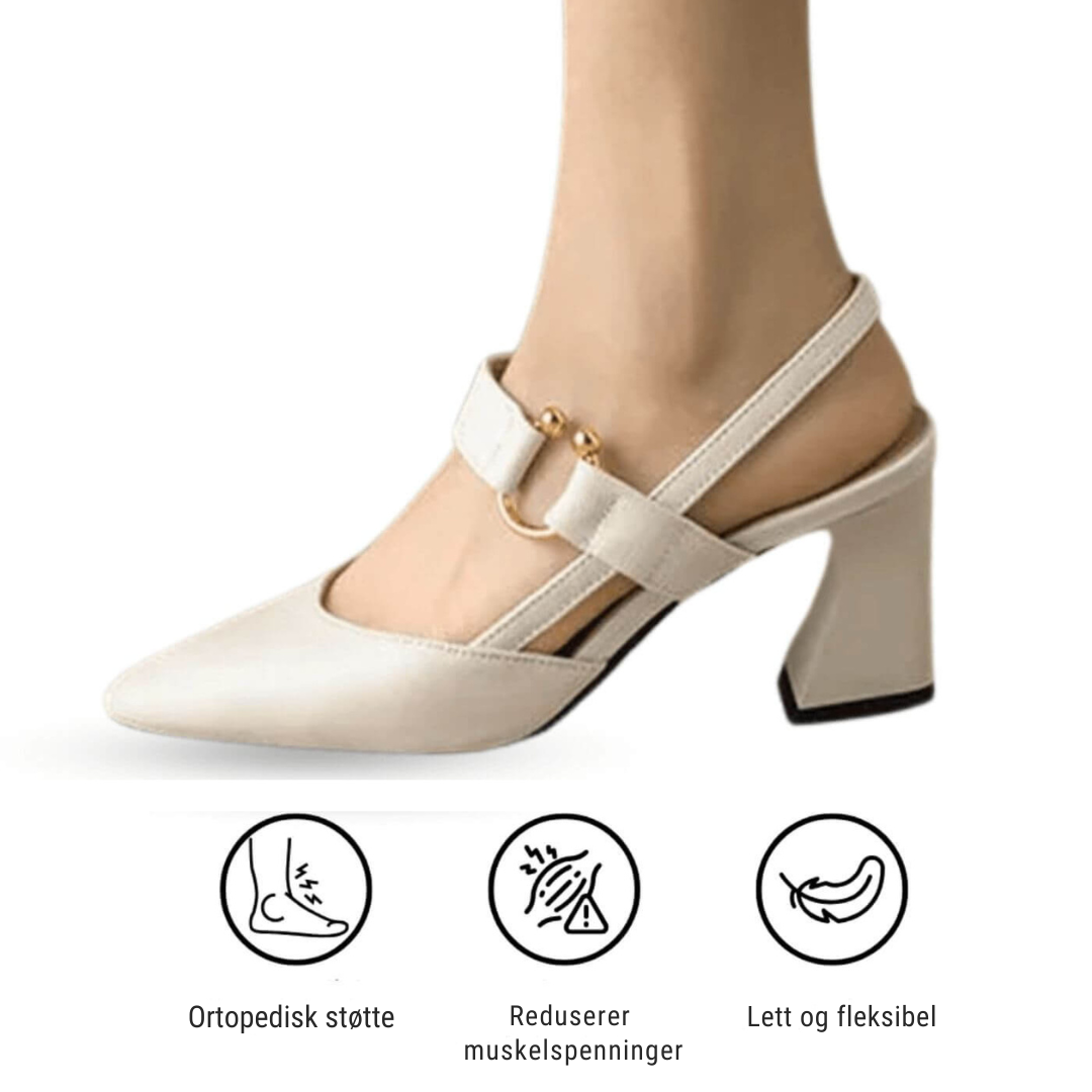 Elin™ | Ortopediske Komfortable Sandaler med Hæl
