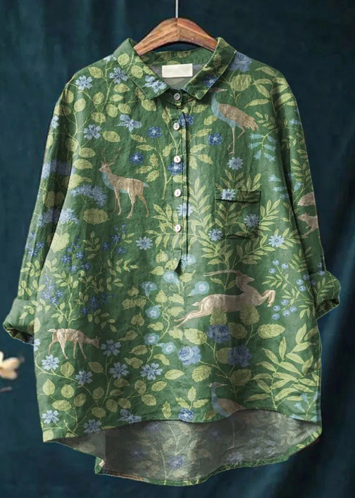 Elisabeth | Klassisk Blomsterbluse