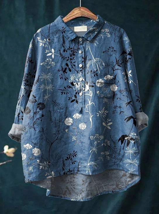 Elisabeth | Klassisk Blomsterbluse