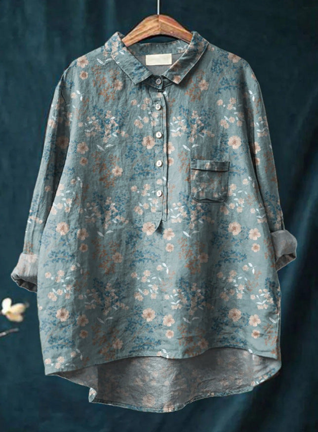 Elisabeth | Klassisk Blomsterbluse