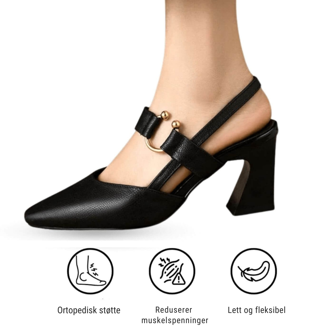 Elin™ | Ortopediske Komfortable Sandaler med Hæl