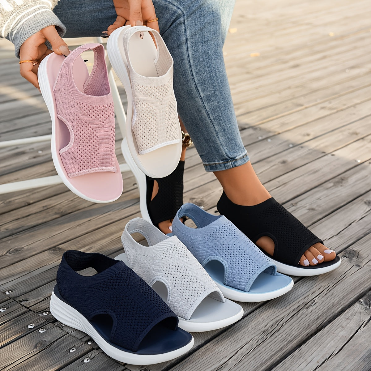 Elvora™ - Ortopediske Og Stilige Sandaler