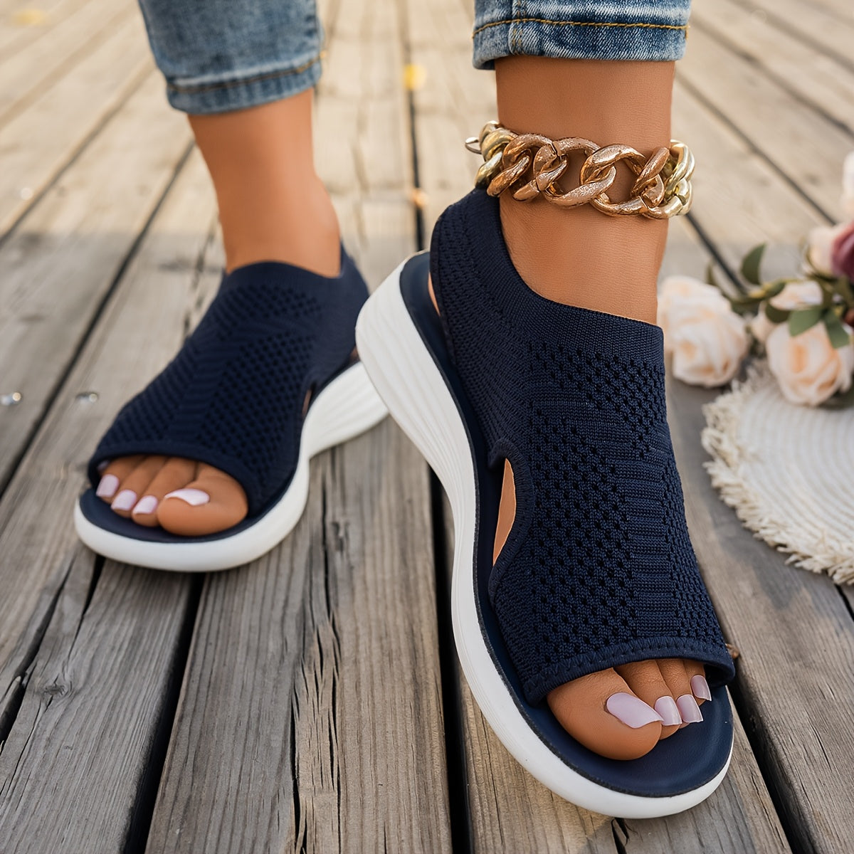 Elvora™ - Ortopediske Og Stilige Sandaler